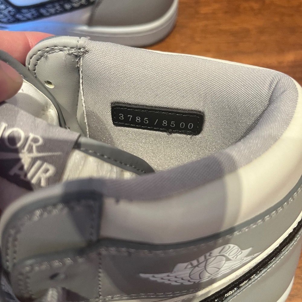 Men's Dior x Air Jordan 1 High US size 12 EU size 46 - Picture 11 of 15